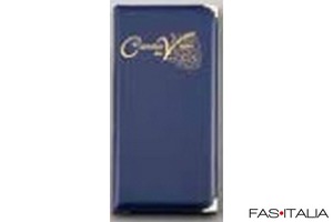 Carta dei vini cm.15x33 cuoio blu Carta dei vini cm.15x33 cuoio blu